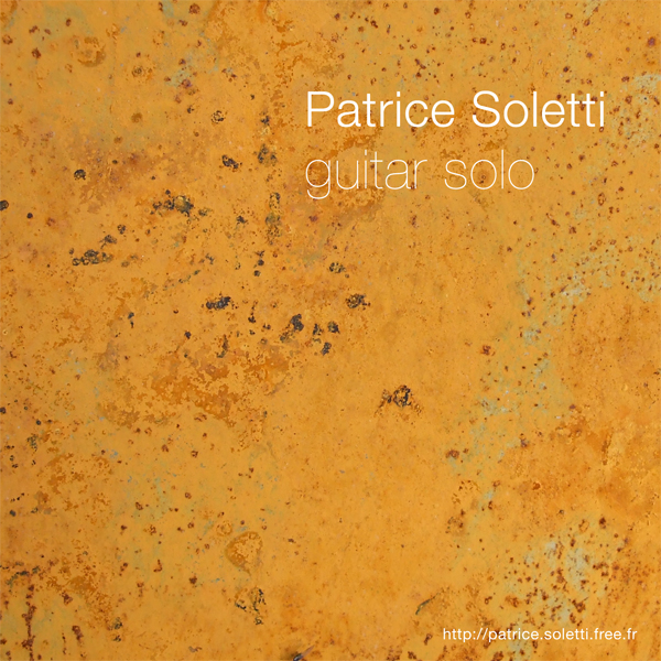 Patrice Soletti CD solo